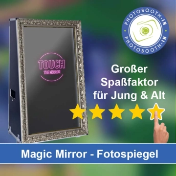 In Stralsund einen Magic Mirror Fotospiegel mieten