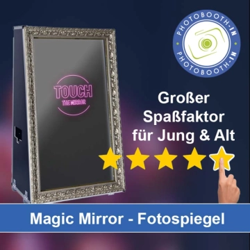 In Straßlach-Dingharting einen Magic Mirror Fotospiegel mieten