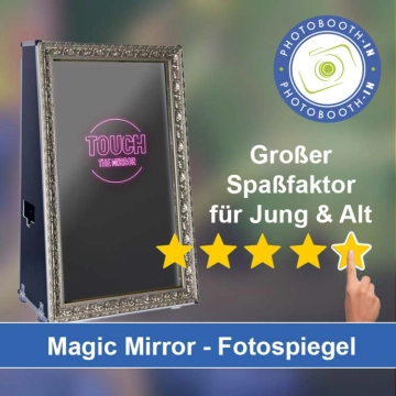 In Straubenhardt einen Magic Mirror Fotospiegel mieten