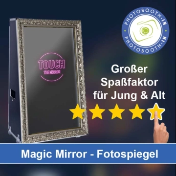 In Stutensee einen Magic Mirror Fotospiegel mieten