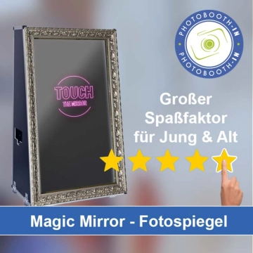 In Tangermünde einen Magic Mirror Fotospiegel mieten