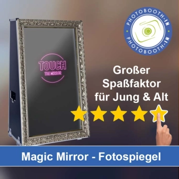 In Tapfheim einen Magic Mirror Fotospiegel mieten