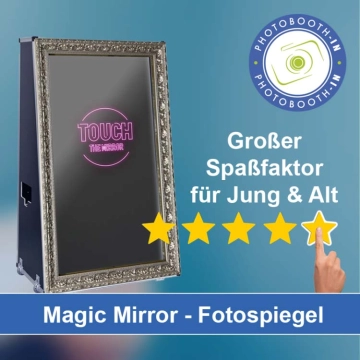In Tauche einen Magic Mirror Fotospiegel mieten