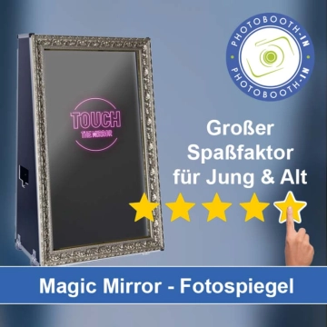 In Tecklenburg einen Magic Mirror Fotospiegel mieten