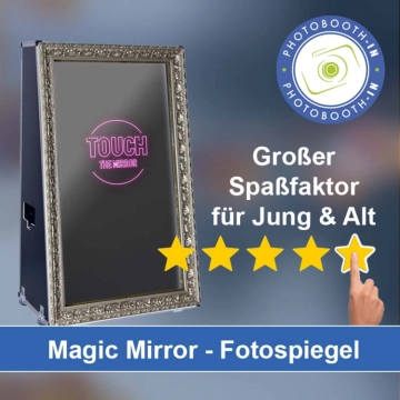 In Teisendorf einen Magic Mirror Fotospiegel mieten