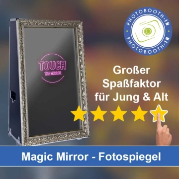 In Thale einen Magic Mirror Fotospiegel mieten