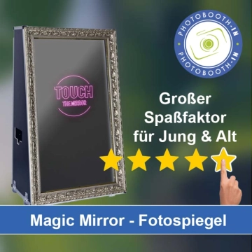 In Thallwitz einen Magic Mirror Fotospiegel mieten