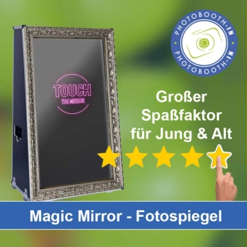 In Tiefenbach bei Landshut einen Magic Mirror Fotospiegel mieten