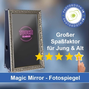 In Torgau einen Magic Mirror Fotospiegel mieten