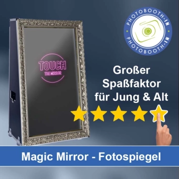 In Traunreut einen Magic Mirror Fotospiegel mieten
