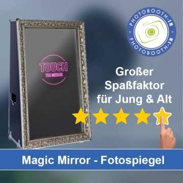 In Triftern einen Magic Mirror Fotospiegel mieten