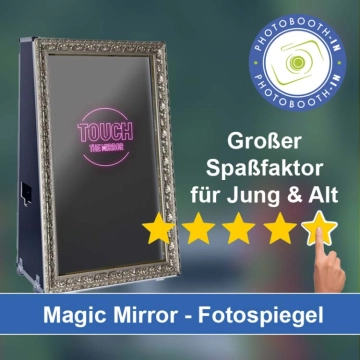 In Tübingen einen Magic Mirror Fotospiegel mieten