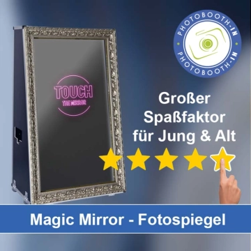 In Ubstadt-Weiher einen Magic Mirror Fotospiegel mieten