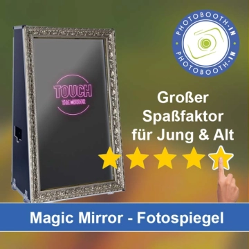 In Übersee einen Magic Mirror Fotospiegel mieten