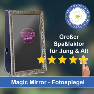 In Uebigau-Wahrenbrück einen Magic Mirror Fotospiegel mieten