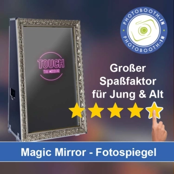 In Uelzen einen Magic Mirror Fotospiegel mieten