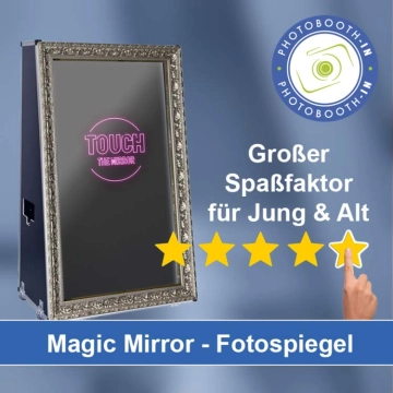 In Uetersen einen Magic Mirror Fotospiegel mieten