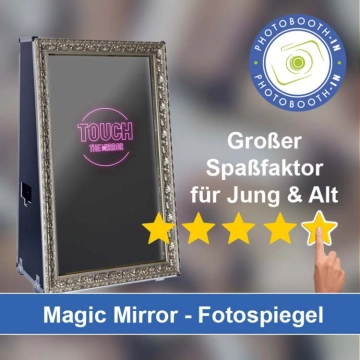 In Uhldingen-Mühlhofen einen Magic Mirror Fotospiegel mieten
