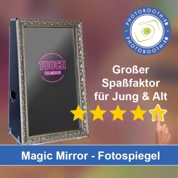 In Uhlstädt-Kirchhasel einen Magic Mirror Fotospiegel mieten
