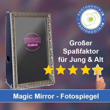 In Ulm einen Magic Mirror Fotospiegel mieten