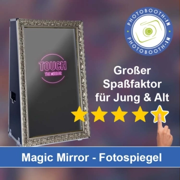 In Ulmen einen Magic Mirror Fotospiegel mieten