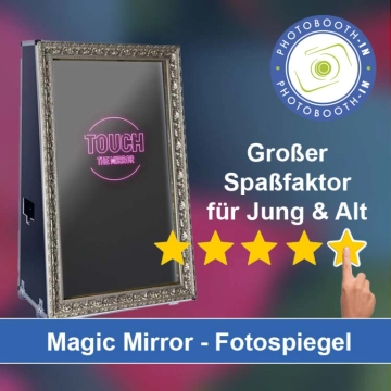 In Ummendorf bei Biberach einen Magic Mirror Fotospiegel mieten