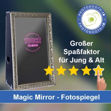 In Unterbreizbach einen Magic Mirror Fotospiegel mieten