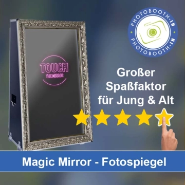 In Untermeitingen einen Magic Mirror Fotospiegel mieten