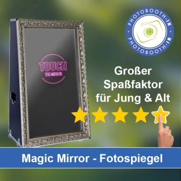 In Untermünkheim einen Magic Mirror Fotospiegel mieten
