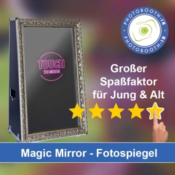 In Unterpleichfeld einen Magic Mirror Fotospiegel mieten