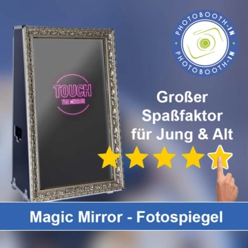 In Upgant-Schott einen Magic Mirror Fotospiegel mieten