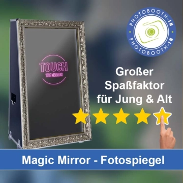 In Urbach (Baden-Württemberg) einen Magic Mirror Fotospiegel mieten