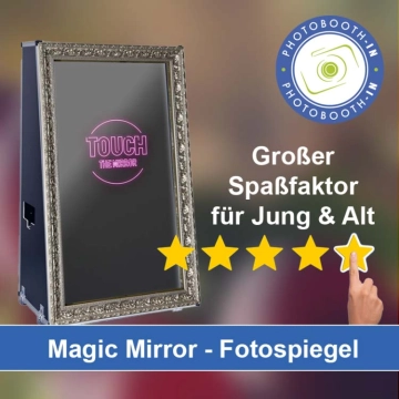 In Urbar bei Koblenz einen Magic Mirror Fotospiegel mieten
