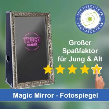 In Urmitz einen Magic Mirror Fotospiegel mieten
