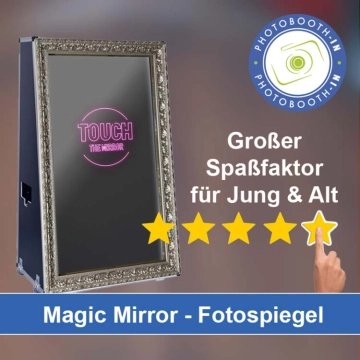 In Veitsbronn einen Magic Mirror Fotospiegel mieten