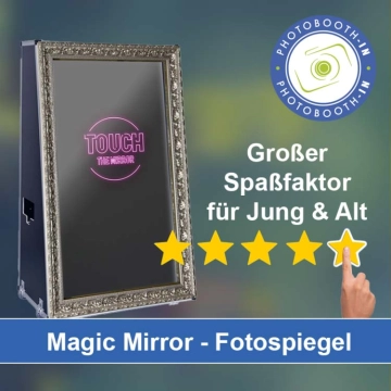 In Vellmar einen Magic Mirror Fotospiegel mieten