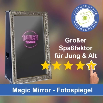 In Verl einen Magic Mirror Fotospiegel mieten