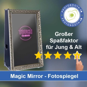 In Vetschau/Spreewald einen Magic Mirror Fotospiegel mieten