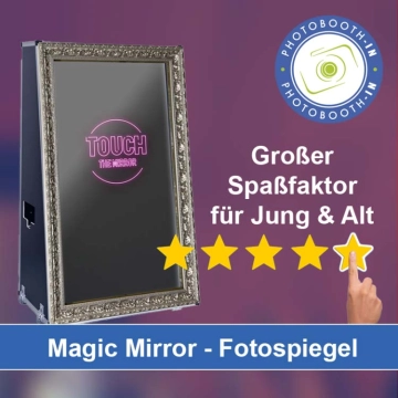 In Viereth-Trunstadt einen Magic Mirror Fotospiegel mieten