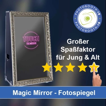 In Vohenstrauß einen Magic Mirror Fotospiegel mieten
