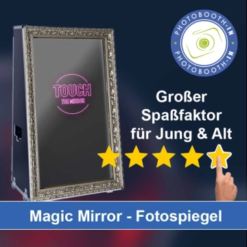 In Volkertshausen einen Magic Mirror Fotospiegel mieten