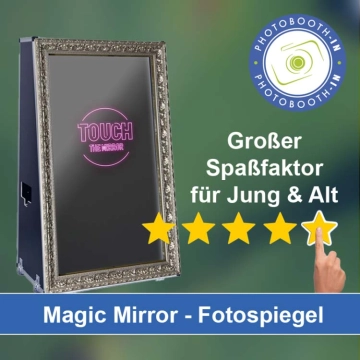In Vordorf einen Magic Mirror Fotospiegel mieten