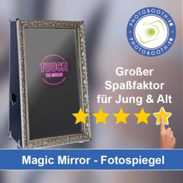In Wadgassen einen Magic Mirror Fotospiegel mieten