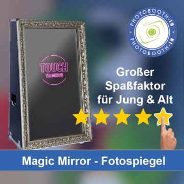 In Wagenfeld einen Magic Mirror Fotospiegel mieten