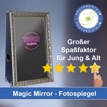 In Waldbrunn (Odenwald) einen Magic Mirror Fotospiegel mieten