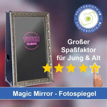 In Waldeck einen Magic Mirror Fotospiegel mieten