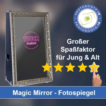 In Waldstetten (Ostalbkreis) einen Magic Mirror Fotospiegel mieten