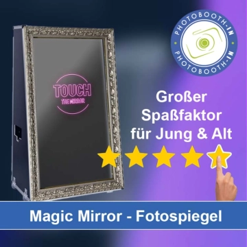 In Walldorf (Baden) einen Magic Mirror Fotospiegel mieten