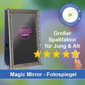 In Walzbachtal einen Magic Mirror Fotospiegel mieten