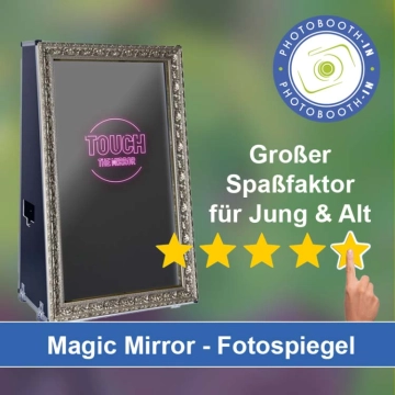 In Wandlitz einen Magic Mirror Fotospiegel mieten